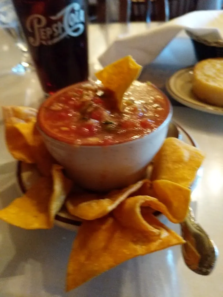 Gazpacho and Chips